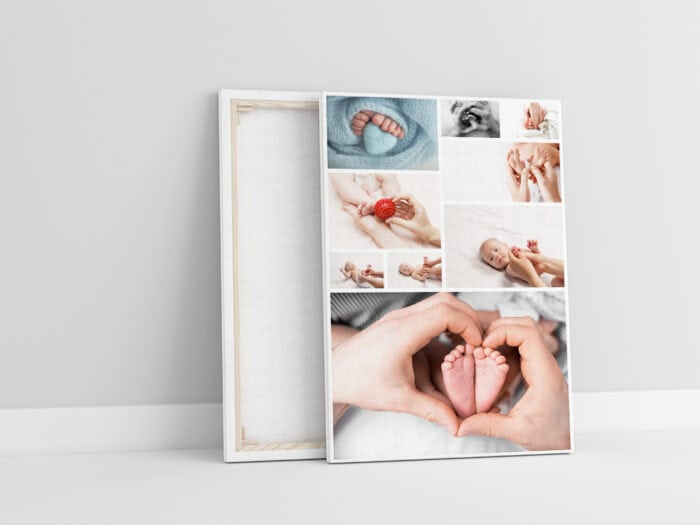 Koláž na plátno-fotokoláž na plátně za nejlepší ceny-Koláž z vlastních fotek na plátně